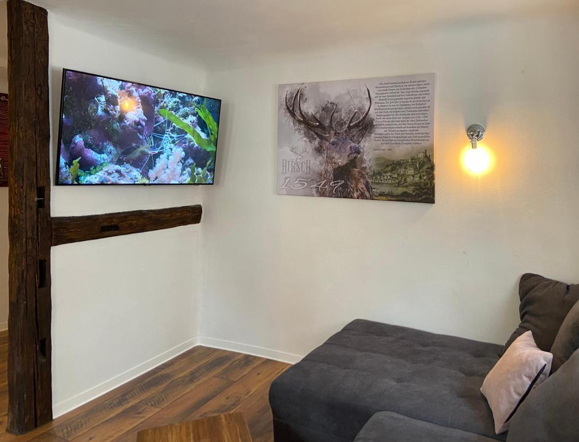 Appartement Schlossberg, Gasthaus Hirsch Hirschhorn Zewnętrze zdjęcie