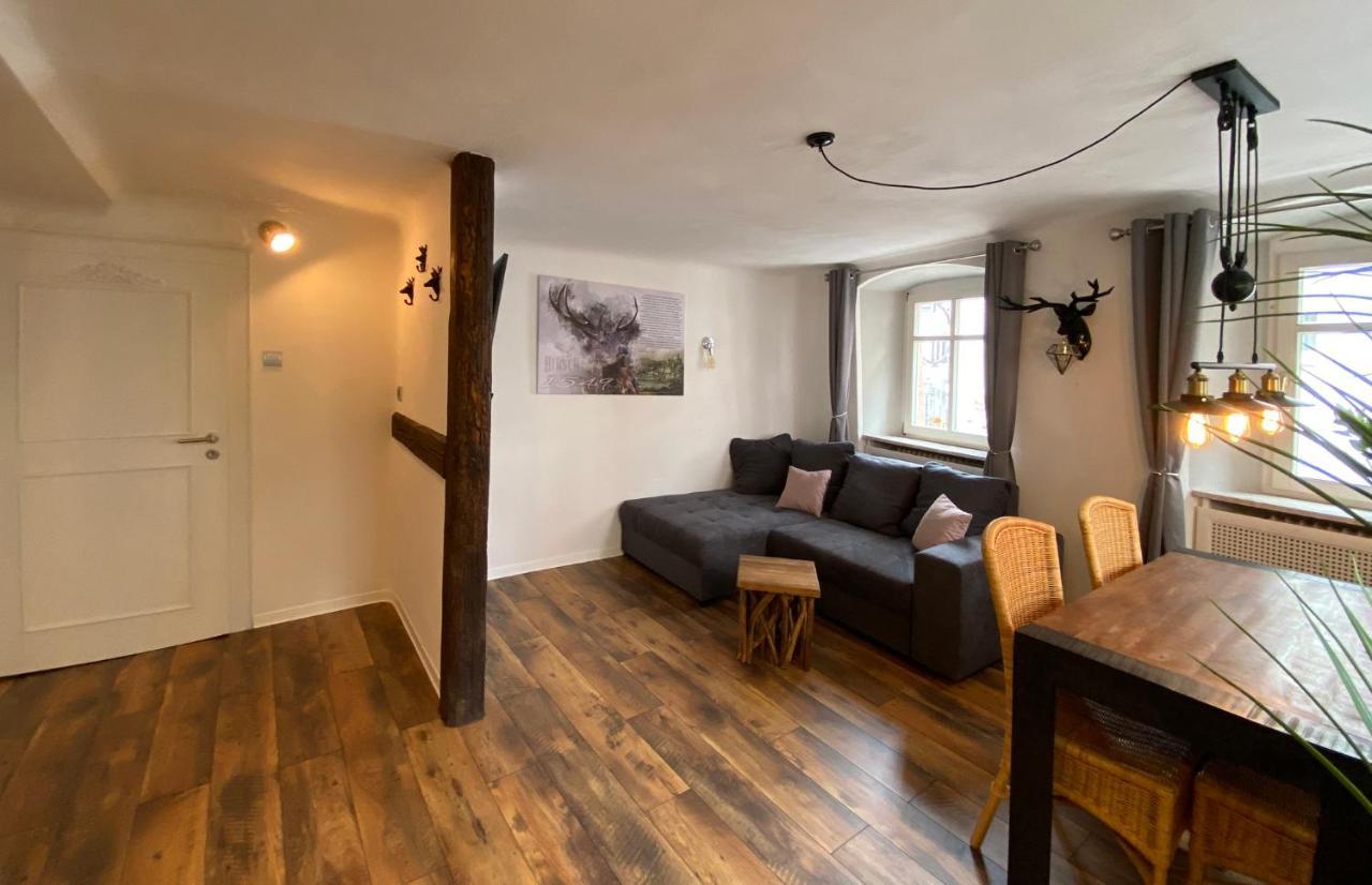 Appartement Schlossberg, Gasthaus Hirsch Hirschhorn Zewnętrze zdjęcie