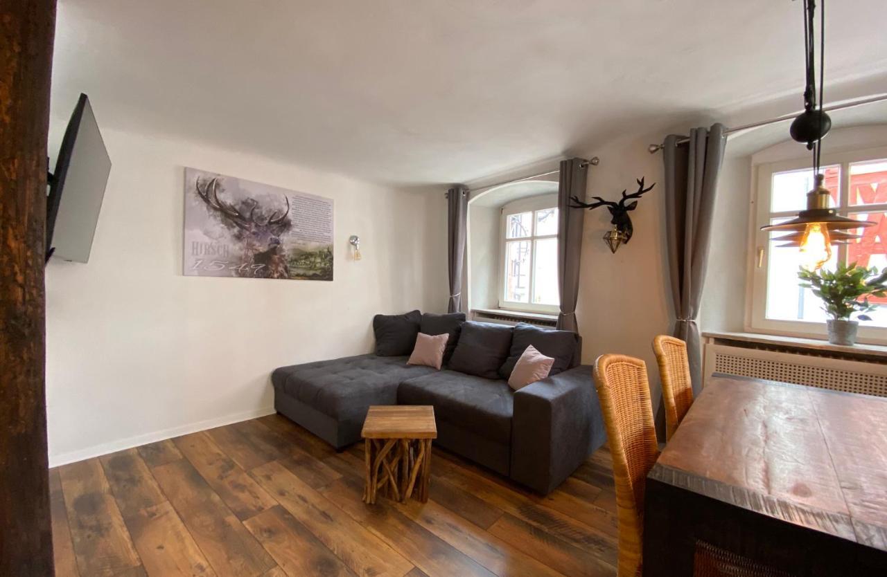 Appartement Schlossberg, Gasthaus Hirsch Hirschhorn Zewnętrze zdjęcie