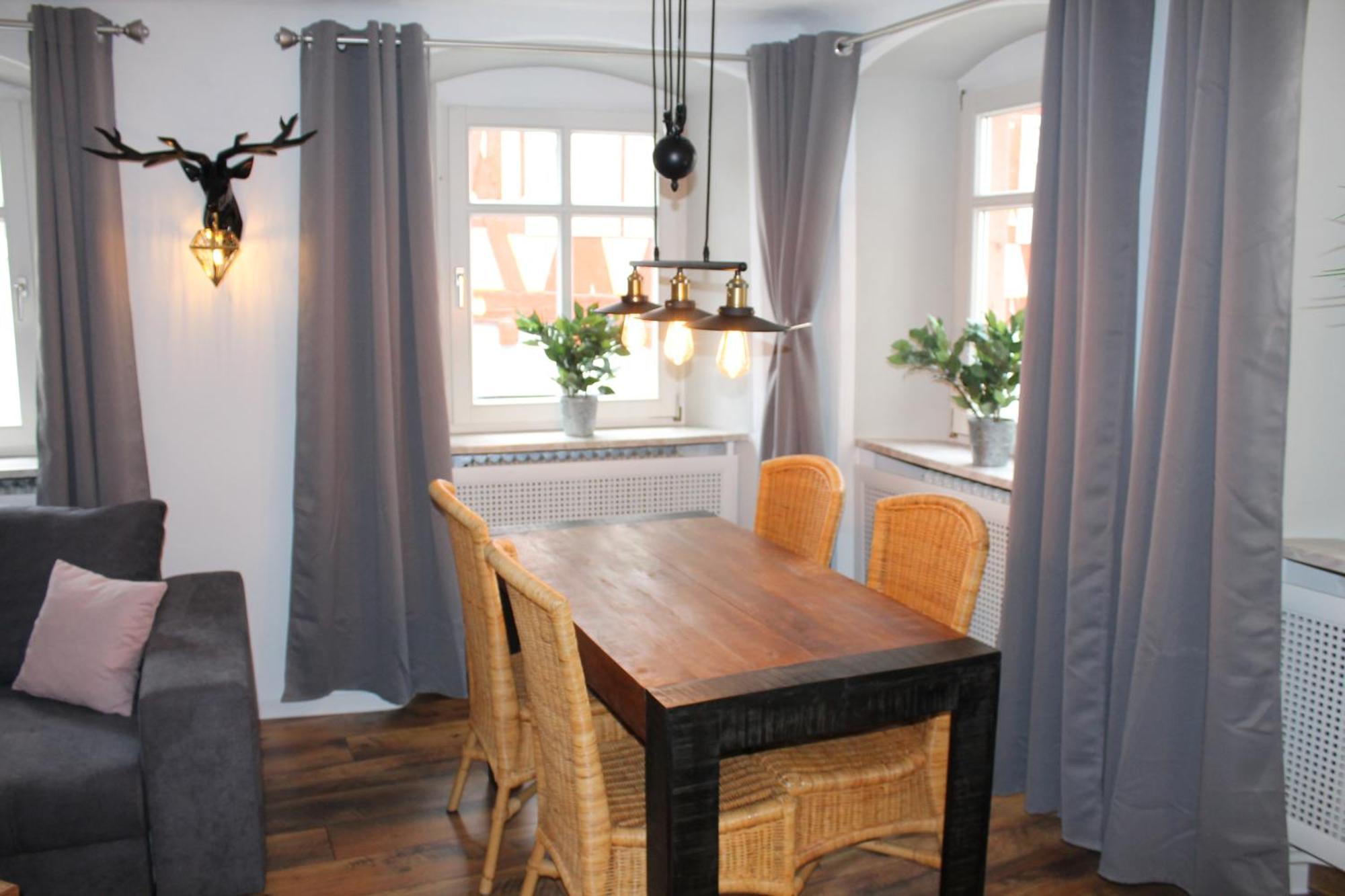 Appartement Schlossberg, Gasthaus Hirsch Hirschhorn Zewnętrze zdjęcie